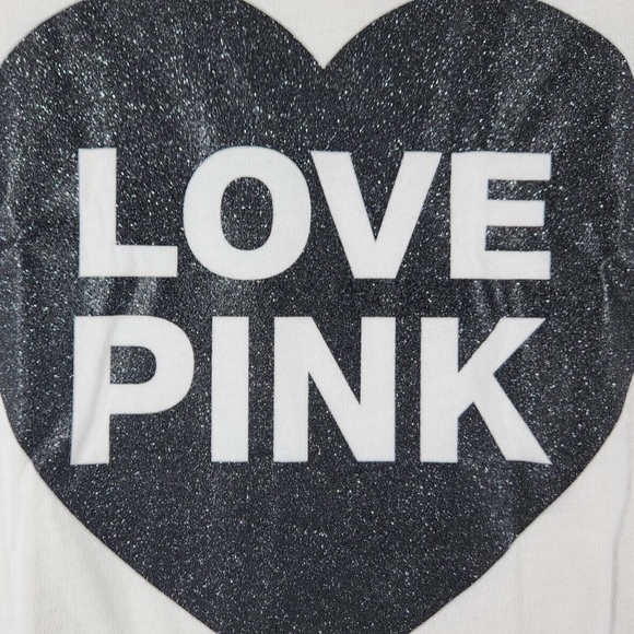 NWT VS PINK Originals Short Sleeve Campus Tee - Picture 3 of 7